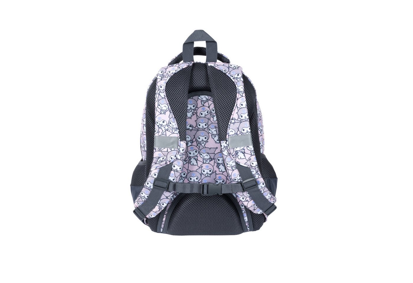 GOLDKIDS Schulranzen für Jungen und Mädchen, 4er-Set - (Schul-Rucksack für Kinder mit Federmäppchen -, Schuhbeutel und Regenschutz), - Kuromi Motiv