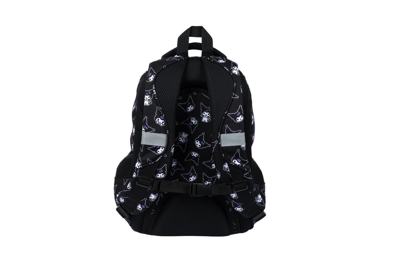 GOLDKIDS Schulranzen für Jungen und Mädchen, 4er-Set - (Schul-Rucksack für Kinder mit Schlampermäppchen-, Schuhbeutel und Regenschutz), - Kuromi Motiv