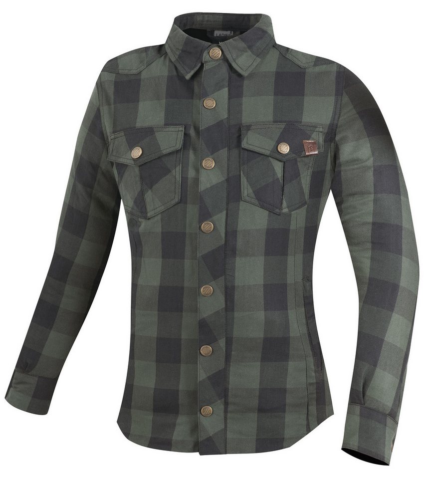 Bogotto Motorradjacke Forgewood Damen Motorrad Hemd protektoren weitenverstellbar Bild 3