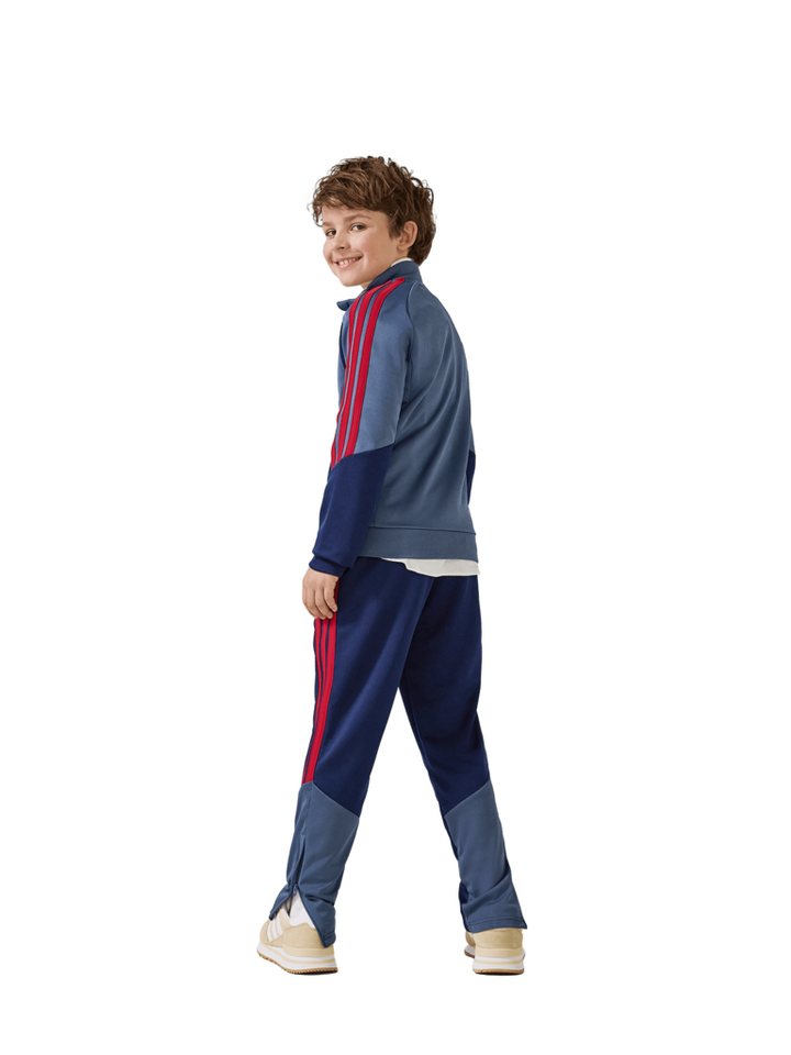 adidas Performance Trainingsanzug FC Bayern München, Trainingsanzug Teamline, Kinder, Blau
