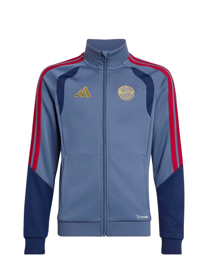 adidas Performance Trainingsanzug FC Bayern München, Trainingsanzug Teamline, Kinder, Blau Bild 3
