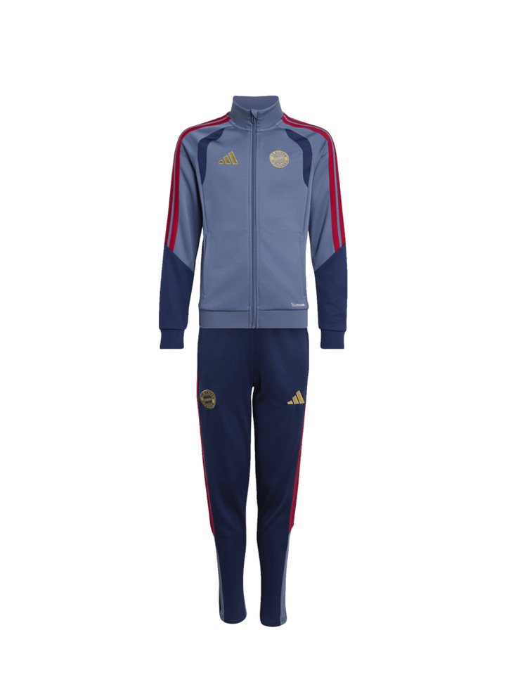adidas Performance Trainingsanzug FC Bayern München, Trainingsanzug Teamline, Kinder, Blau Bild 5