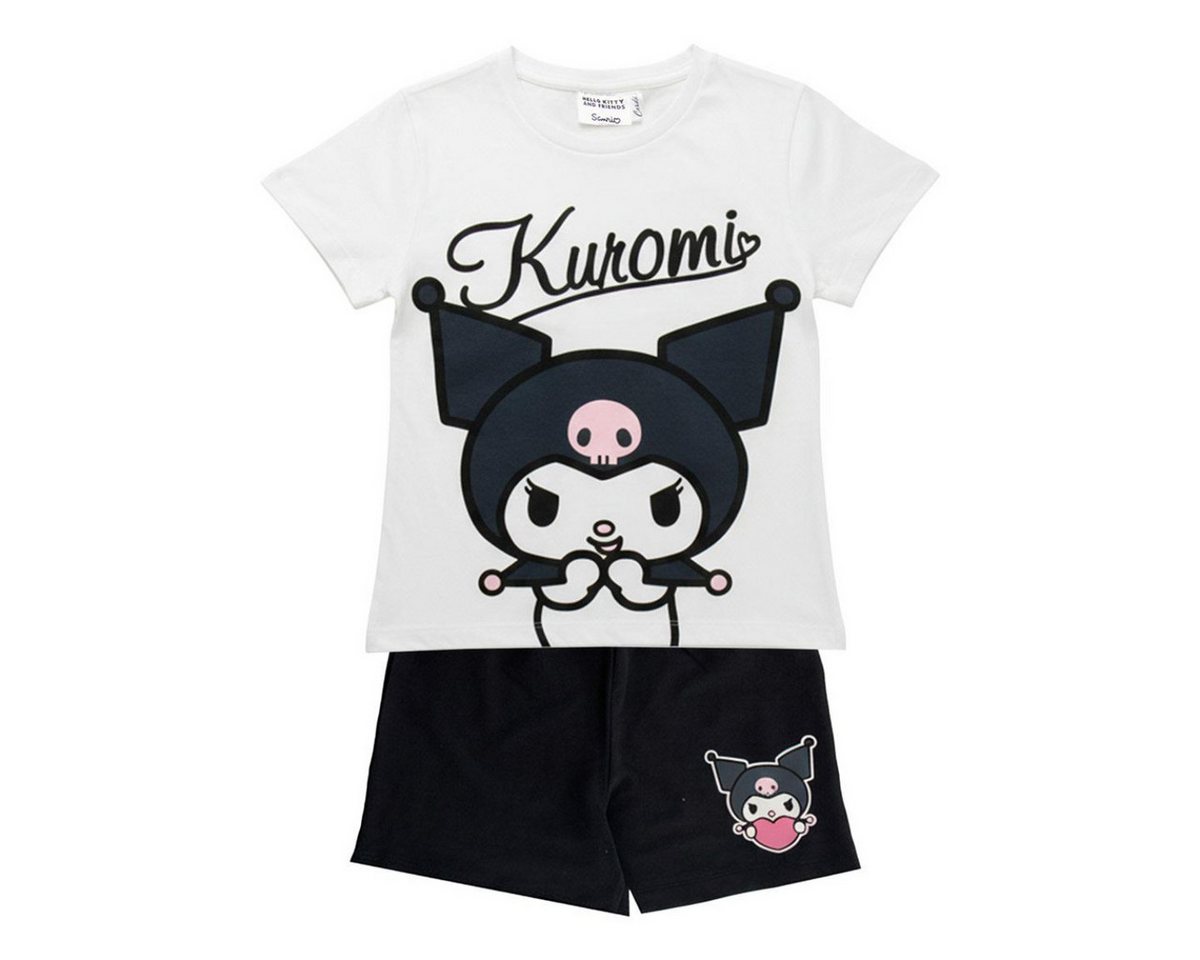 Hello Kitty Freizeitanzug - Kuromi Kinder Bekleidungsset Baumwolle 2 Teilig Sport Freizeit (2-tlg) Bild 2