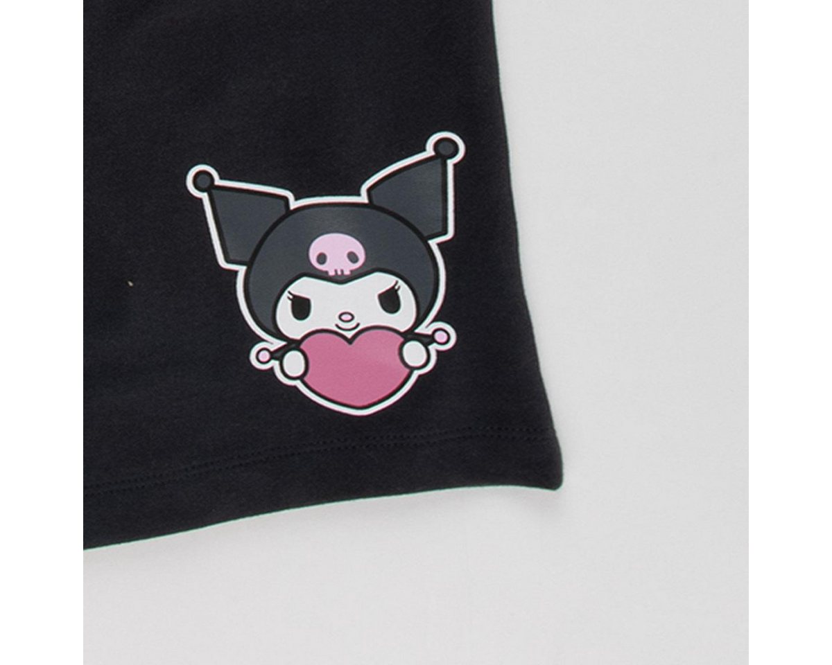 Hello Kitty Freizeitanzug - Kuromi Kinder Bekleidungsset Baumwolle 2 Teilig Sport Freizeit (2-tlg) Bild 4