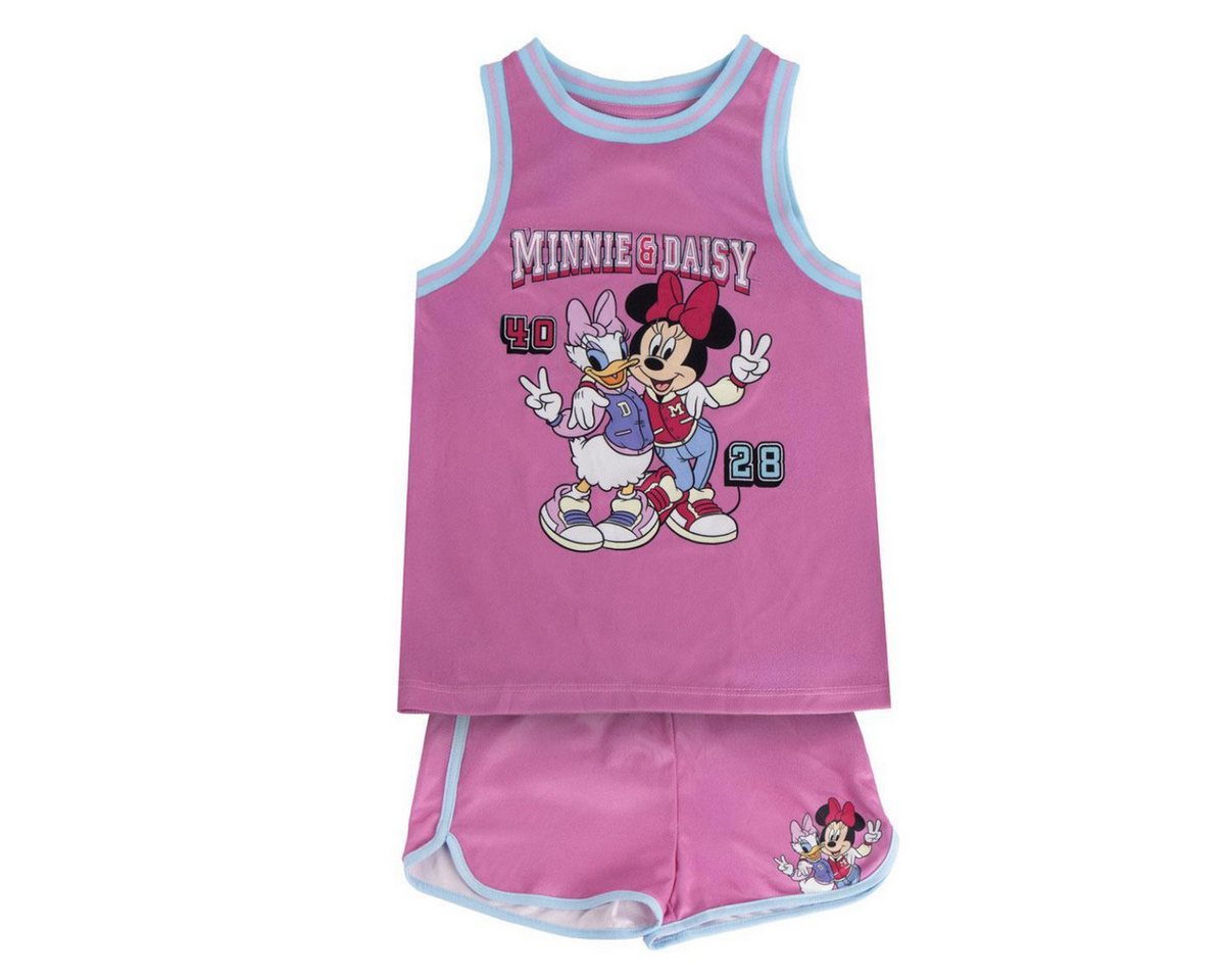 Disney Minnie Mouse Freizeitanzug - Kinder Trainingsset 2 Teilig Sportbekleidung Schule Freizeit (2-tlg) Bild 4