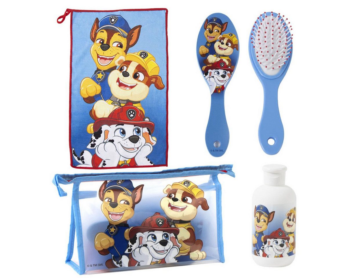 PAW PATROL Kulturbeutel Kinder Reisebeutel Tasche Schule Ausflug (4-tlg)