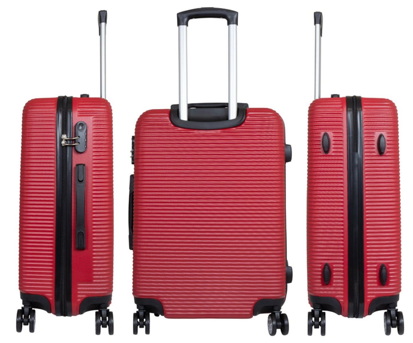 Warenhandel König Hartschalen-Trolley Malaga, 4 Rollen, aufrecht rollbar Bild 3