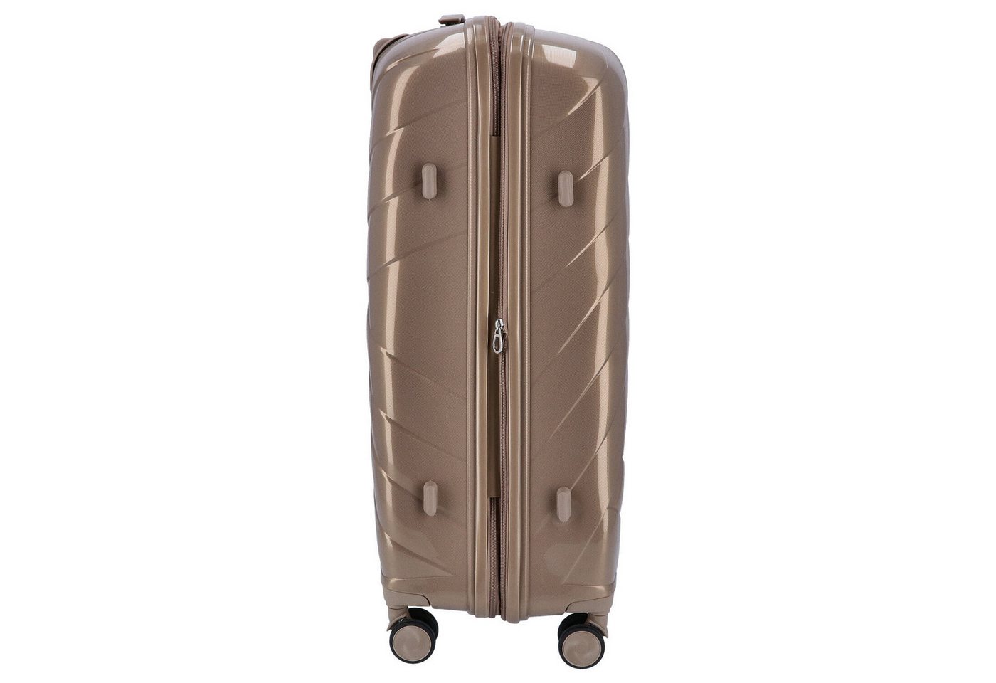 DYX Koffer DYX 4 Rollen Koffer L 76 cm Dubai gold, 4 Rollen Rollen