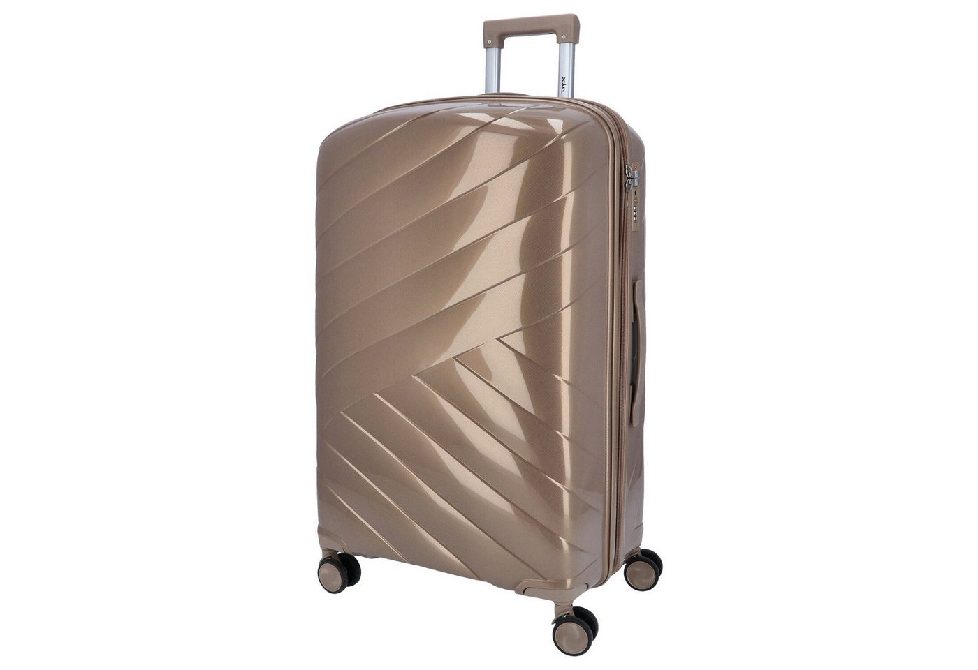 DYX Koffer DYX 4 Rollen Koffer L 76 cm Dubai gold, 4 Rollen Rollen Bild 3