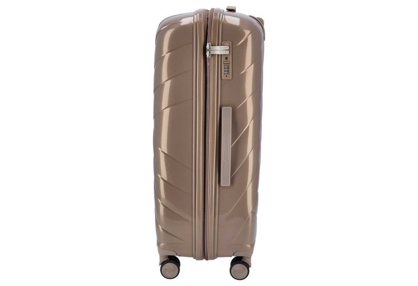 DYX Koffer DYX 4 Rollen Koffer L 76 cm Dubai gold, 4 Rollen Rollen Bild 4