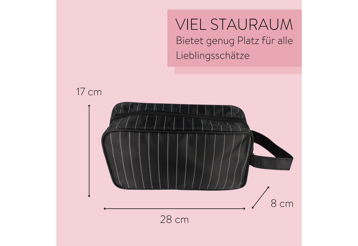 PARSA Beauty Kosmetiktasche Essential Herren-Kulturtasche, stilvolle Ordnung für Pflege-Essentials Bild 5