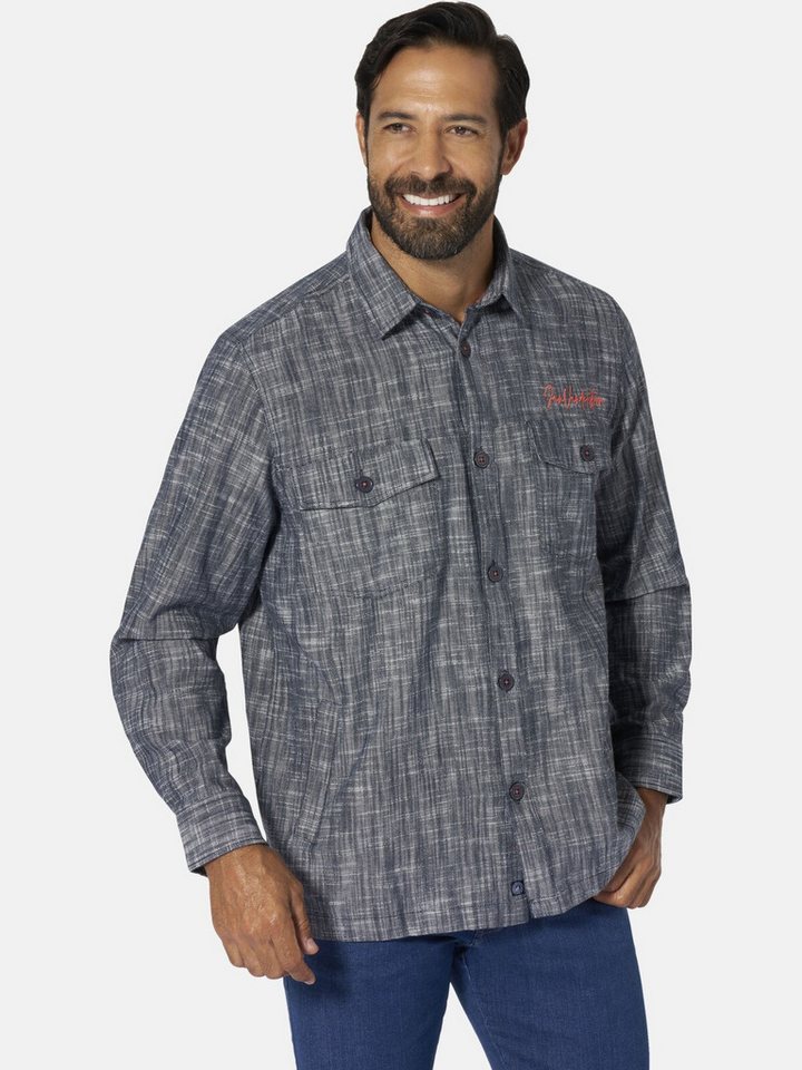 Jan Vanderstorm Outdoorhemd KERLIN im lässigen Jeanslook Bild 5