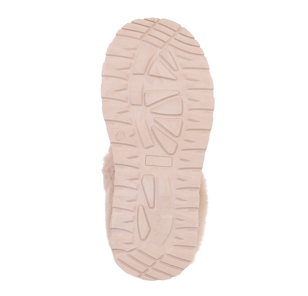 Ital-Design Damen Snowboots Freizeit Snowboots (87531865) Flach Stiefeletten in Beige Bild 2