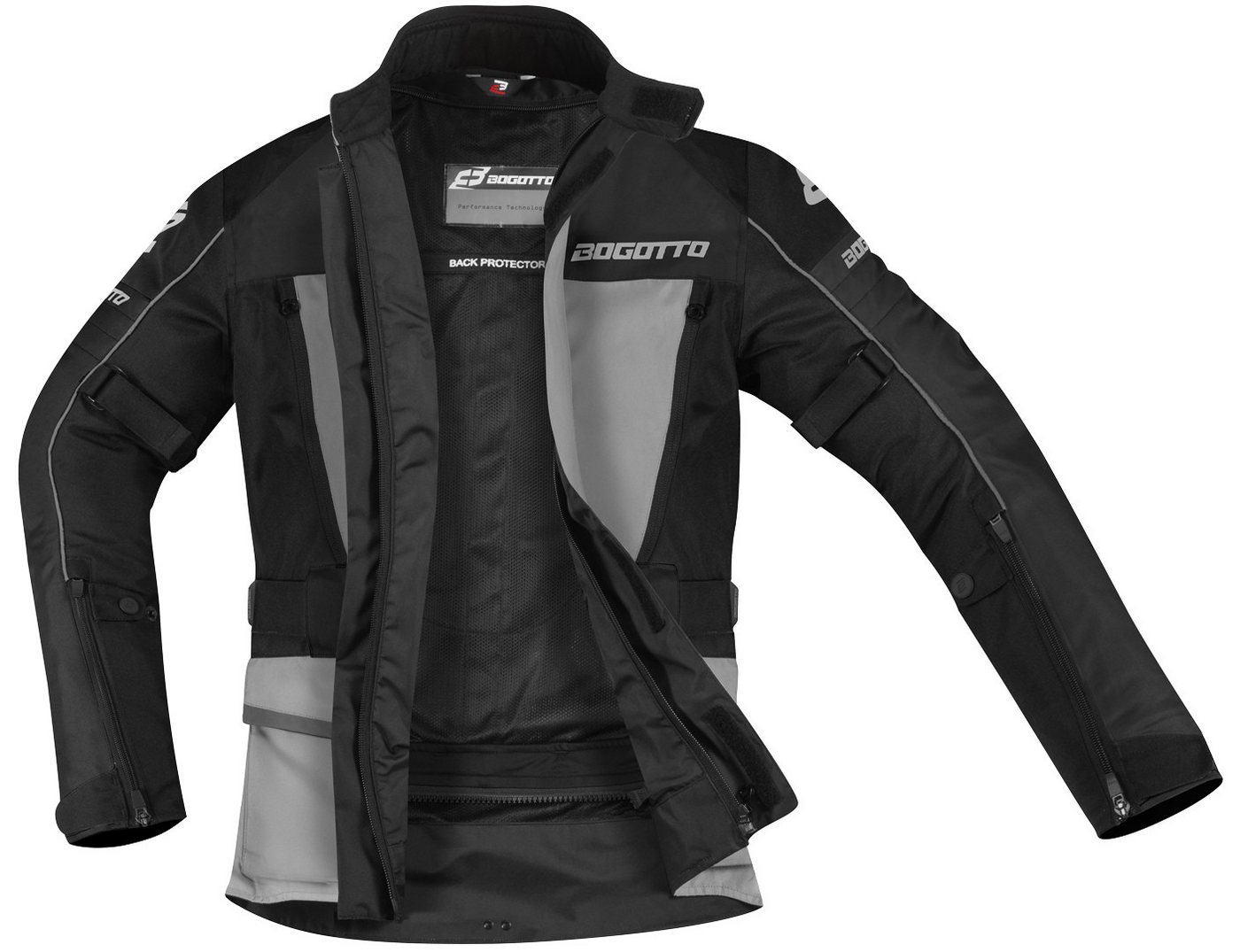 Bogotto Motorradjacke Tampar Tour wasserdichte Motorrad Textiljacke herausnehmbares Innenfutter,wasserdicht Bild 4