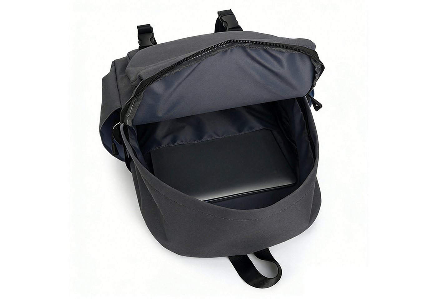 Mutig Schulrucksack Schulrucksack Jungen Mädchen Teenager 3-teiliges Set (Leichte Schultasche Casual Daypack, College Laptop-Rucksack, 3-tlg., für Männer Frauen, für Sports High School Backpack), mit Lunch Bag und Federmäppchen Bild 5