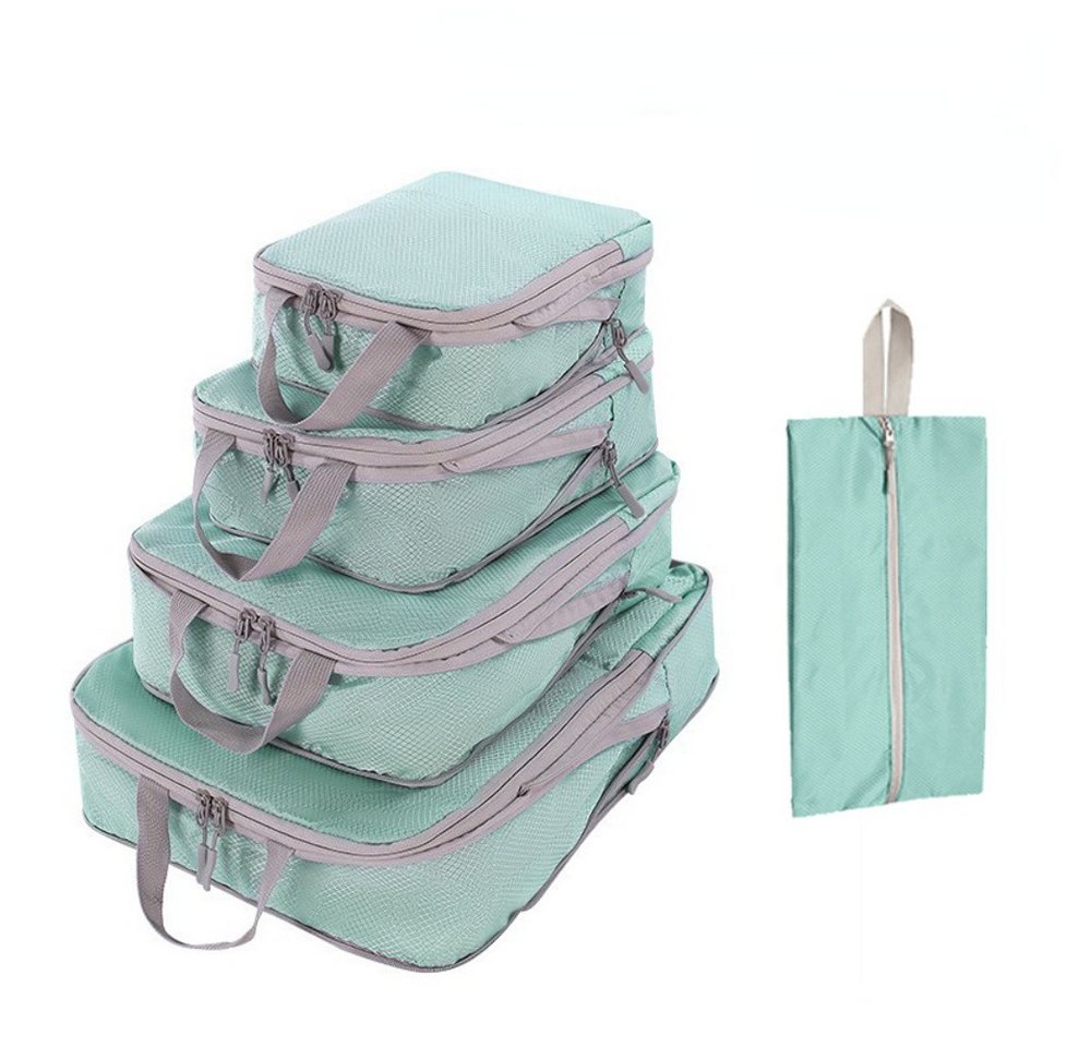 Blusmart Kofferorganizer Kompressions-Verpackungswürfel für Reisen (leichter, platzsparender, ausziehbarer, 5-tlg., Verpackungsorganisator), Für Handgepäck, Koffer Bild 4