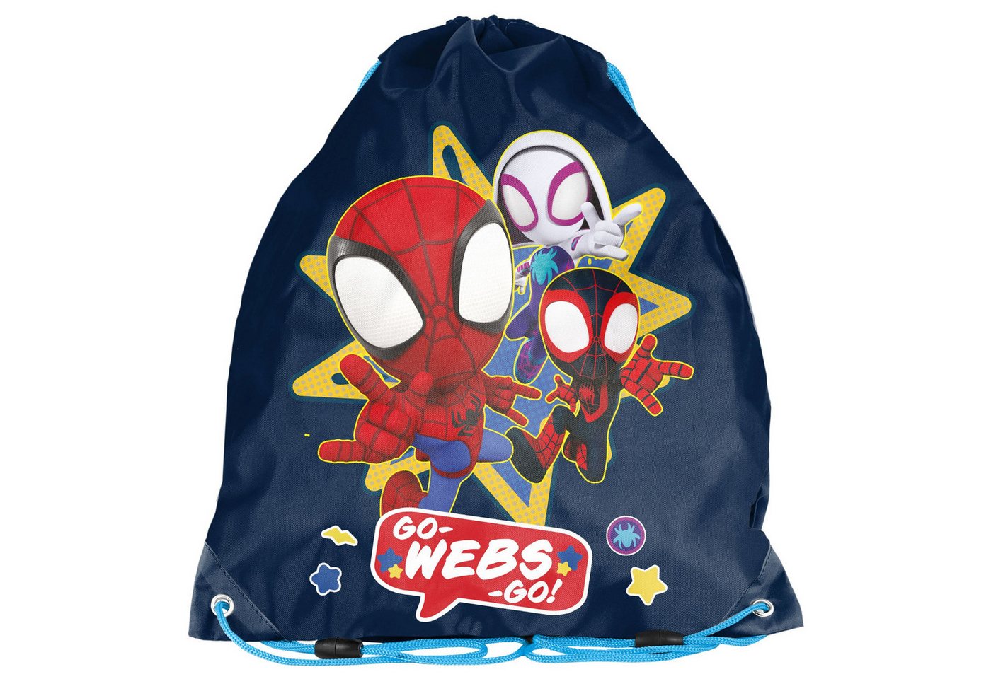 PASO Schulranzen Schulset (4-teilig: Rucksack, Turnbeutel, befüllte Federmappe und Portemonnaie, Spidey) Bild 4