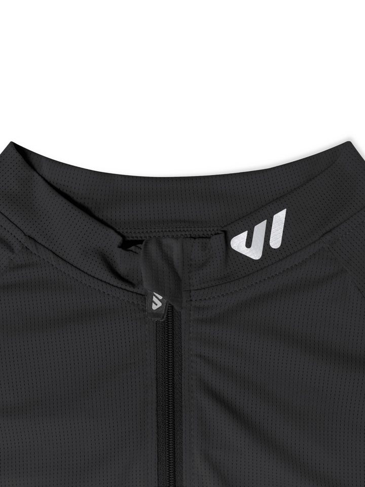 Wulibike Radtrikot Herren mit Aero-Fit, atmungsaktives Kurzarm Fahrradtrikot (2-tlg) Radsport-Set mit Y-Trägern, 6 Taschen & kompression Trägerhose