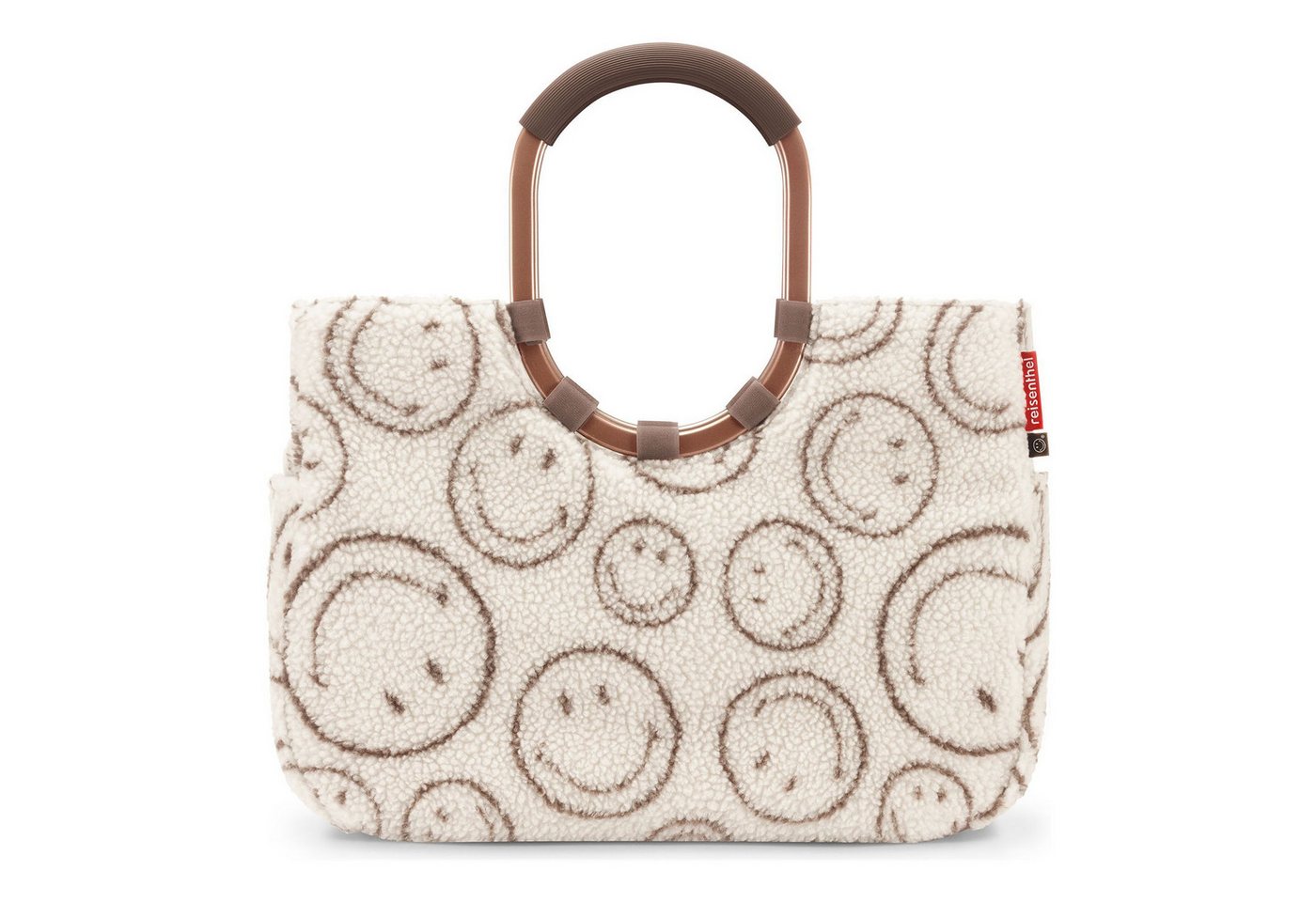 REISENTHEL® Einkaufsshopper Loopshopper L smiley® teddy chocolate