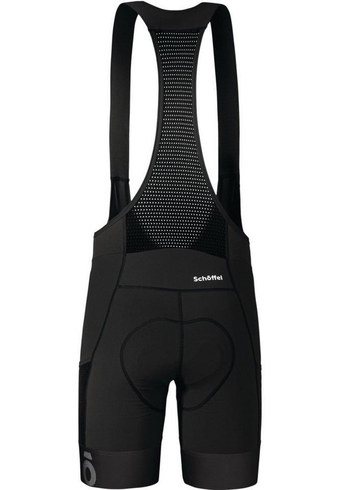 Schöffel Fahrradhose Fahrrad-Trägerhose Skin Pants Solo Bib 4H (enganliegend)