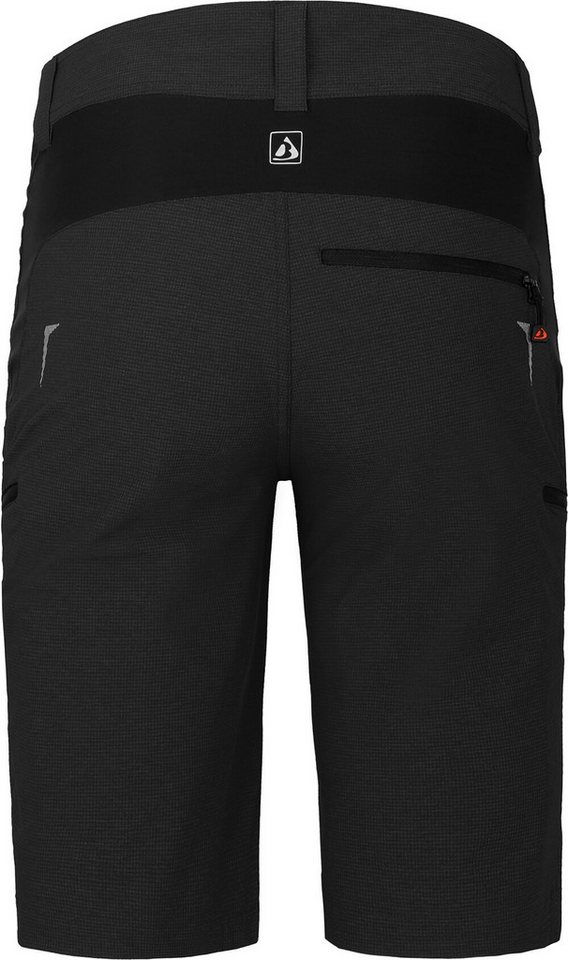 Bergson Fahrradhose PATTI Bermuda Herren Radshorts, strapazierfähig, elastisch, Normalgrößen, schwarz Bild 4