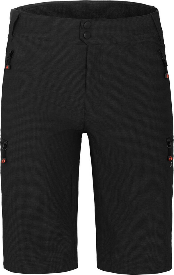 Bergson Fahrradhose PATTI Bermuda Herren Radshorts, strapazierfähig, elastisch, Normalgrößen, schwarz Bild 5