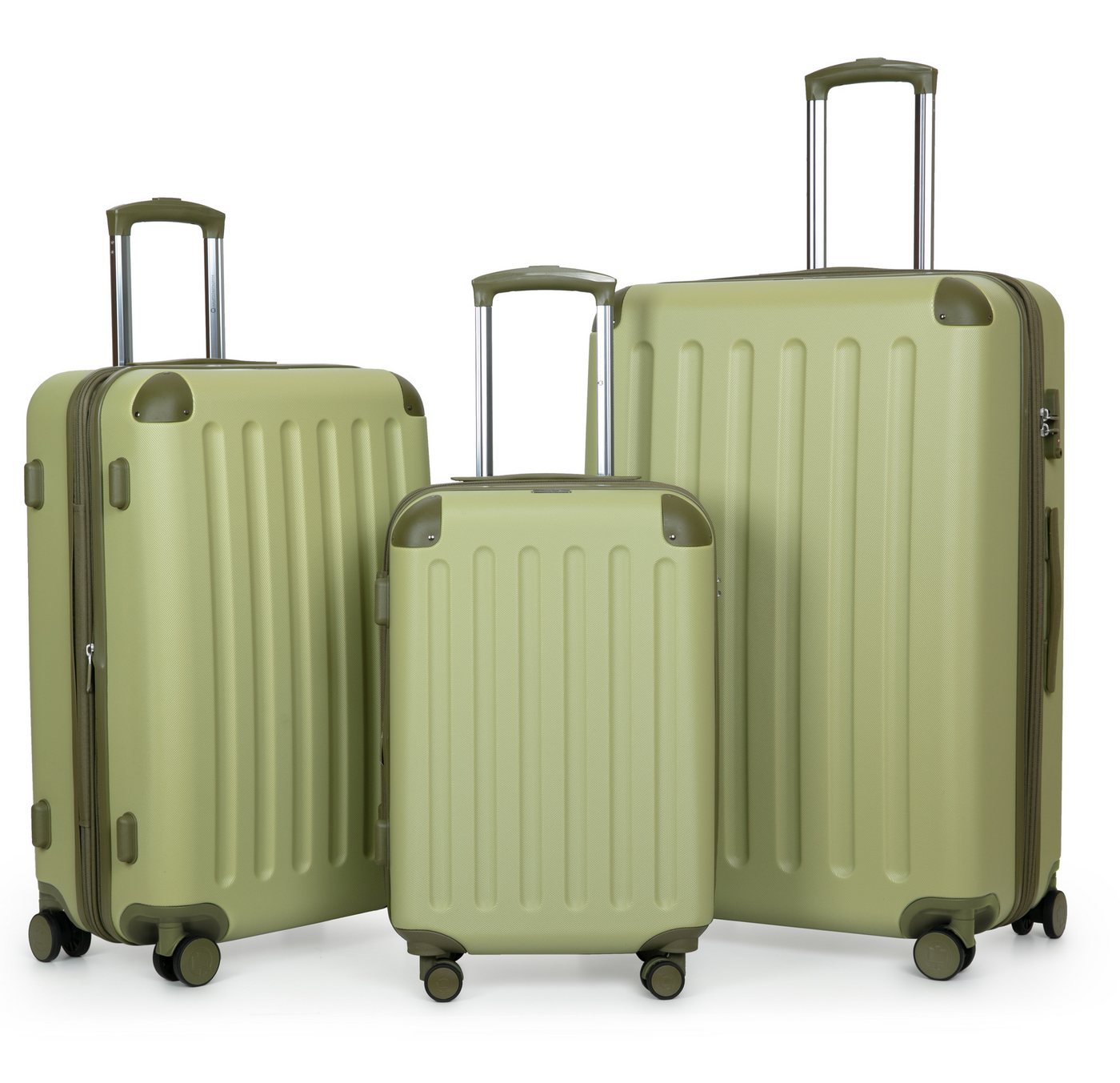 Hauptstadtkoffer Hartschalen-Trolley Spree, 4 Rollen, Kofferset 3tlg Hartschalenkoffer, Erweiterung, TSA, ABS Bild 4