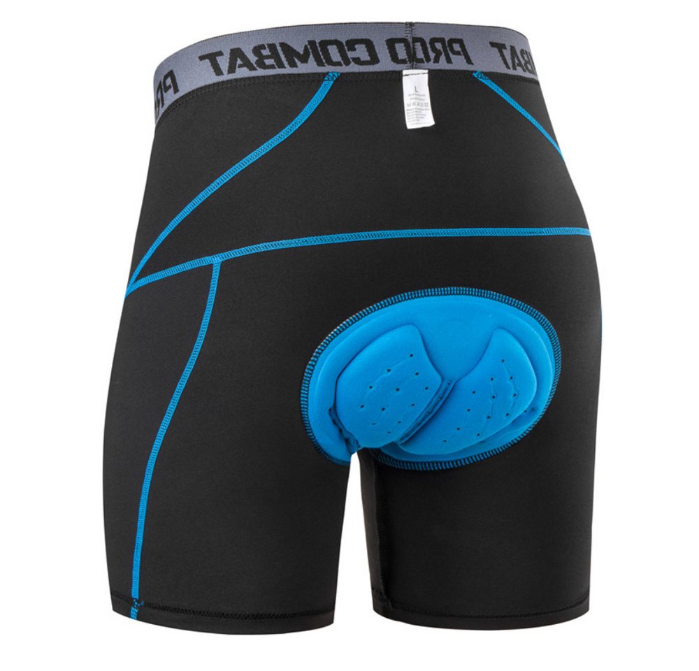 Blusmart Radlerhose Atmungsaktive Radunterwäsche für Damen und Herren (Mesh-Einsatz und Gel-Polsterung, Stoßdämpfende MTB-Radunterwäsche) Für Sport, Reiten, Fahrrad, Fahrrad, MTB Bild 2