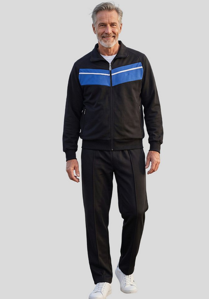 Herbold Sportswear Trainingsanzug Herren Freizeitanzug Kuranzug (2-tlg), mit Reißverschlussjacke und Biesenhose, auch Kurzgröße Bild 5