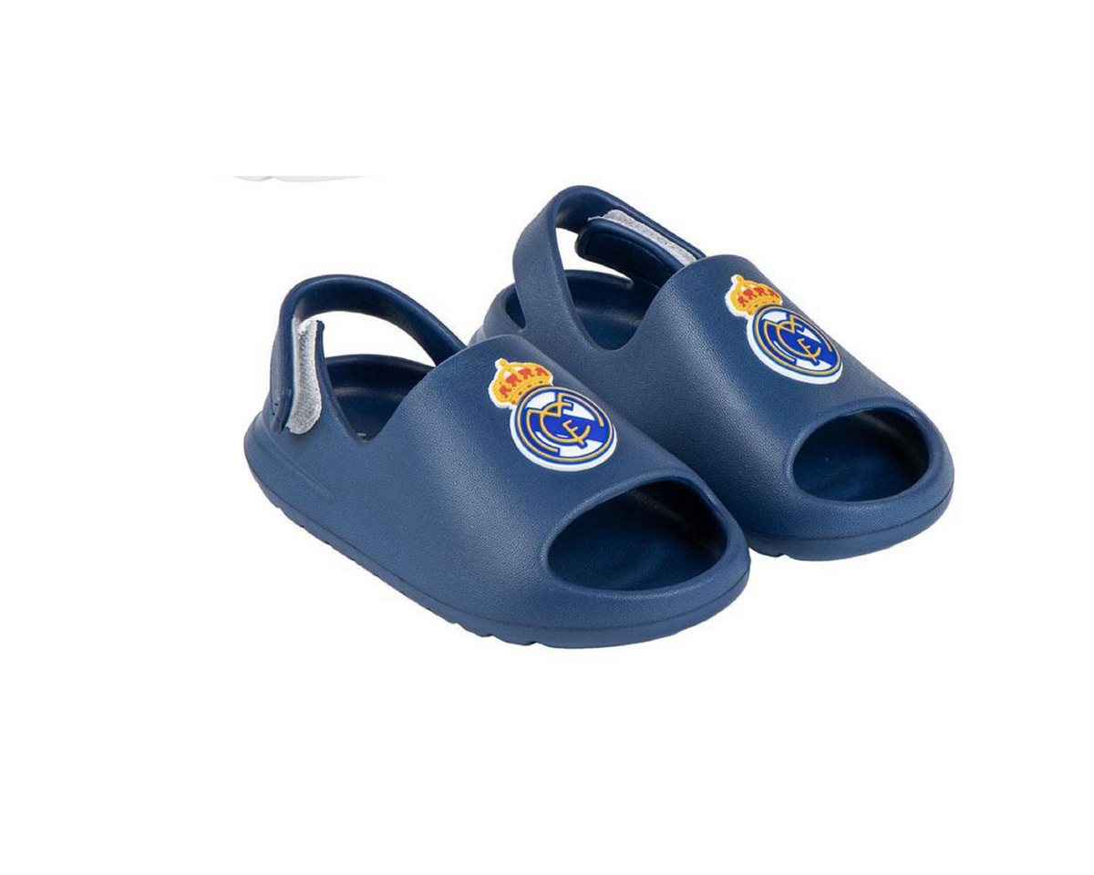 Cerda Real Madrid Fußball Badeschlappen Kinder EVA Latschen Jungen Mädchen Badesandale (Sandalen, 2-Teilig) Real Madrid Logo Bild 3