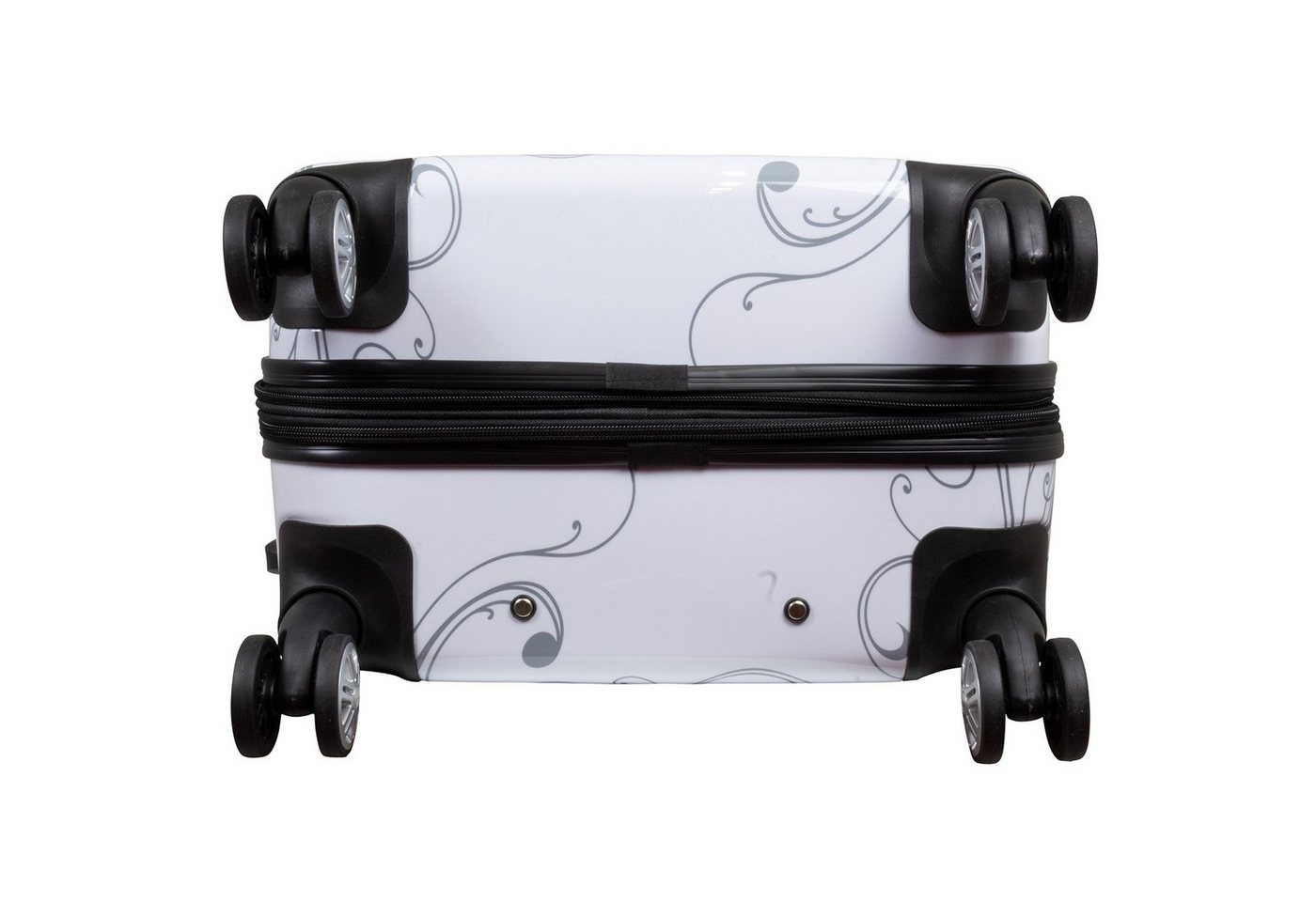 Trendyshop365 Hartschalen-Trolley Motivkoffer Schmetterling - Handgepäck - Weekender - Reisekoffer, Zahlenschloss, Polycarbonat, Dehnfalte Bild 3
