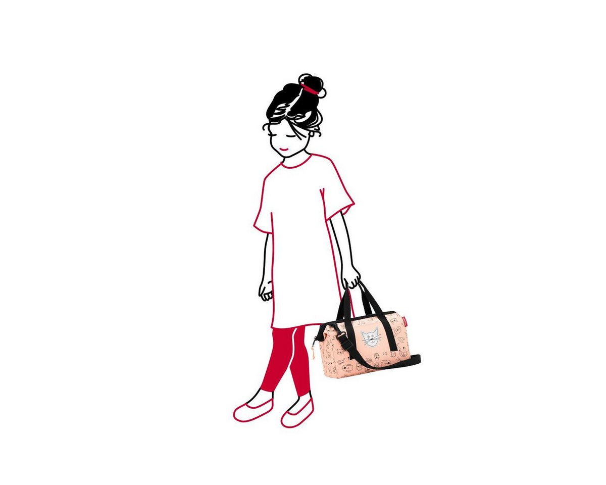 REISENTHEL® Reisetasche allrounder XS kids cats and dogs rose, allrounder XS kids Bild 3