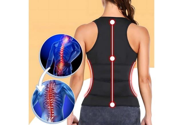 Realb2b Neopren Shirt Neopren-Fitnessweste für Männer mit Kompressionseffekt (Einzelnes Kleidungsstück für gezielte Fettverbrennung, Enthält eine Neopren-Fitnessweste für effektives Training) Ergonomisches Design für gezielte Fettverbrennung
