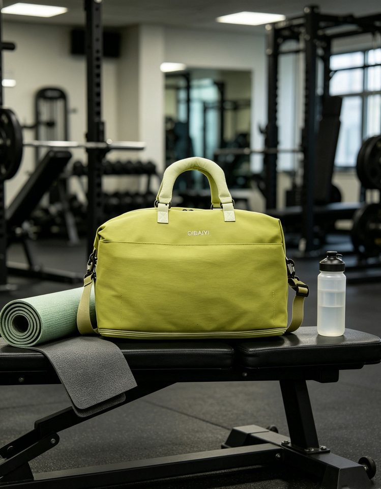 OYLCDI Reisetasche Fitnesstasche,Sporttasche,Große Umhängetasche (Atmungsaktiv, wasserdicht, verschleißfest, großes Fassungsvermögen, Schultergurt, für Yoga, Schwimmen, Tourismus, Fitness) Bild 5