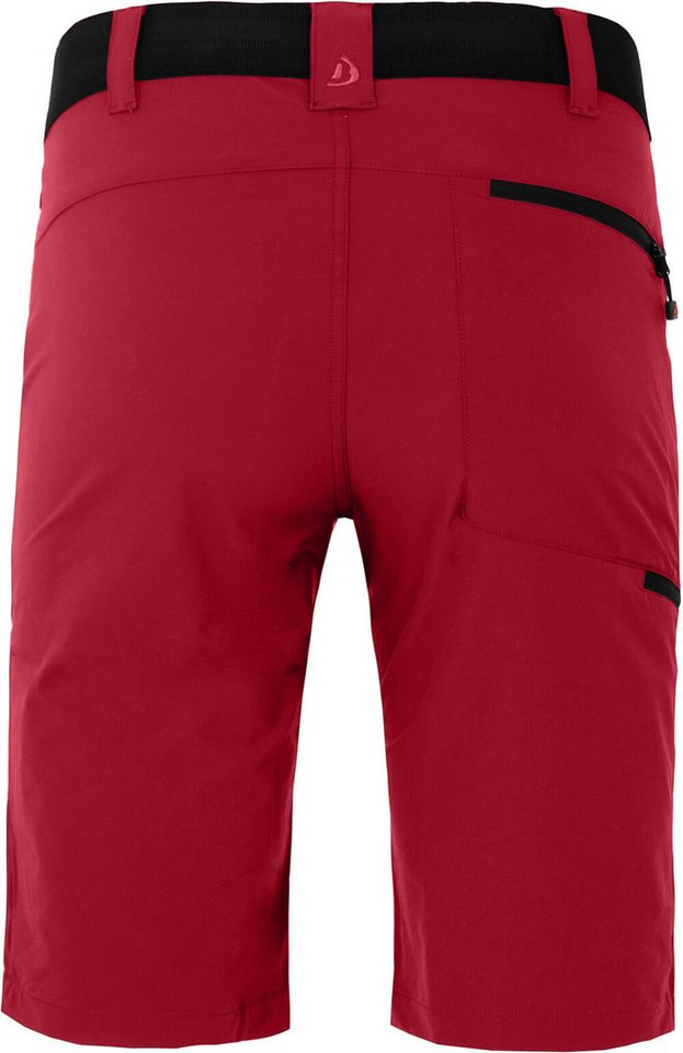 Bergson Outdoorhose ARRESÖ COMFORT Bermuda Herren Wandershorts, leicht, strapazierfähig, Normalgrößen, rot Bild 2