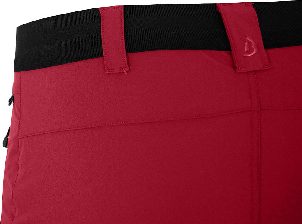 Bergson Outdoorhose ARRESÖ COMFORT Bermuda Herren Wandershorts, leicht, strapazierfähig, Normalgrößen, rot Bild 4