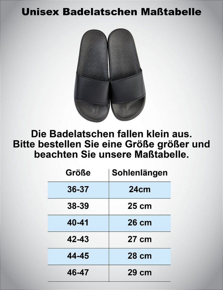 Youth Designz Herren Damen Badelatschen "Der will nur BIER" lustig Geschenk Unisex Badeschuh mit witzigen und stylischen Aufdruck für Männer und Frauen Bild 3