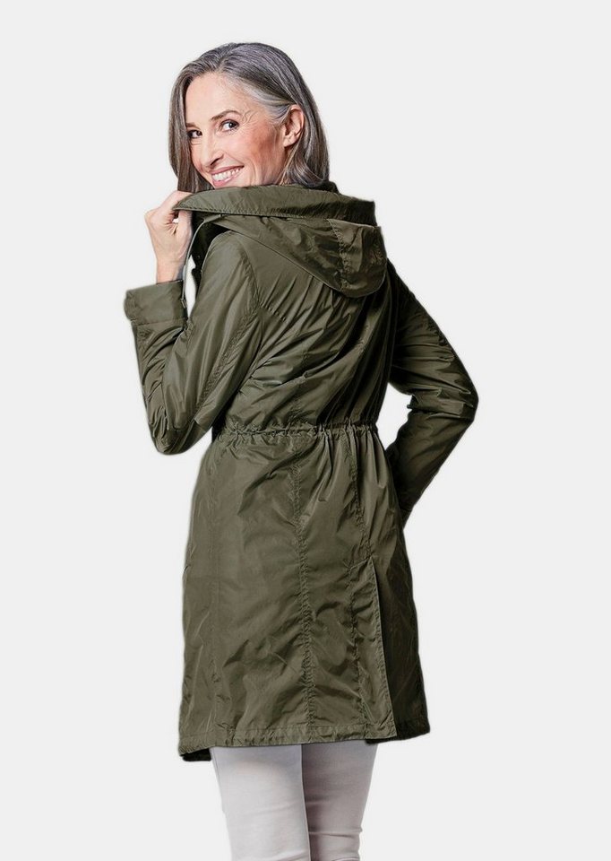 GOLDNER Outdoorjacke Modischer Regenparka mit Kapuze Individuelle Weitenregulierung durch Tunnelzüge und variablen Kragen Bild 5