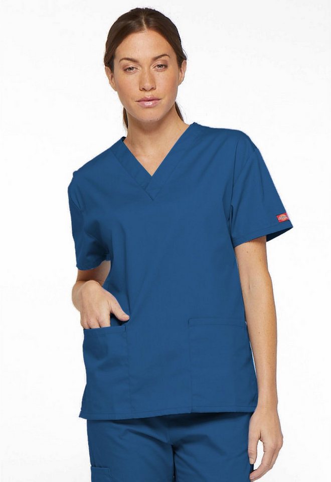 Dickies Funktionsbluse Unisex EDS Schlupfhemd V-Neck, Every Day Scrubs Kasack mit 2 aufgesetzten Taschen Bild 4