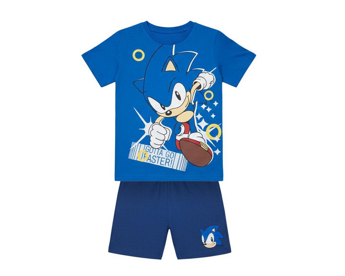 Sonic The Hedgehog Trainingsanzug - Set 2 Teilig French Terry Set Baumwolle Freizeit Outfit (2-tlg) Bild 5