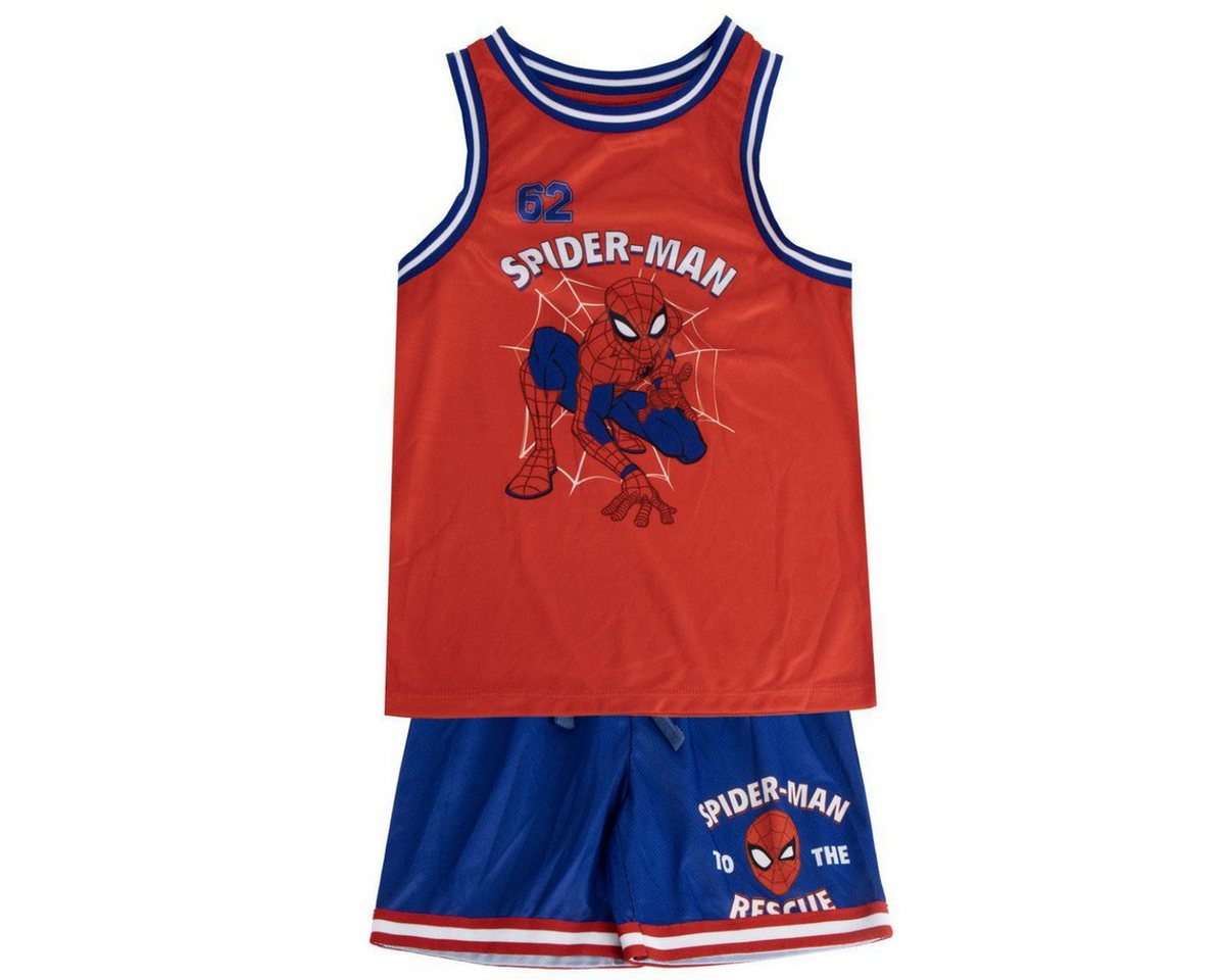 Spiderman Trainingsanzug - Kinder 2 Teilig Sportbekleidung Schule Freizeit (2-tlg)