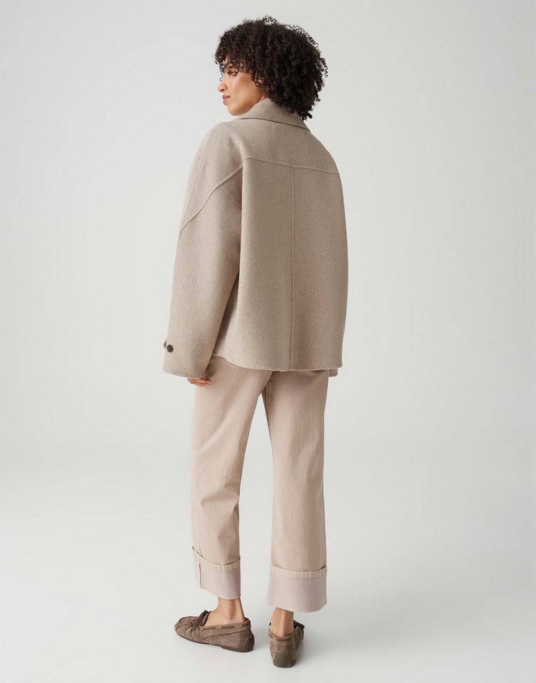OPUS Wolljacke aus doppellagige Wollqualität Loose Fit Riegel an der Manschette Bild 2