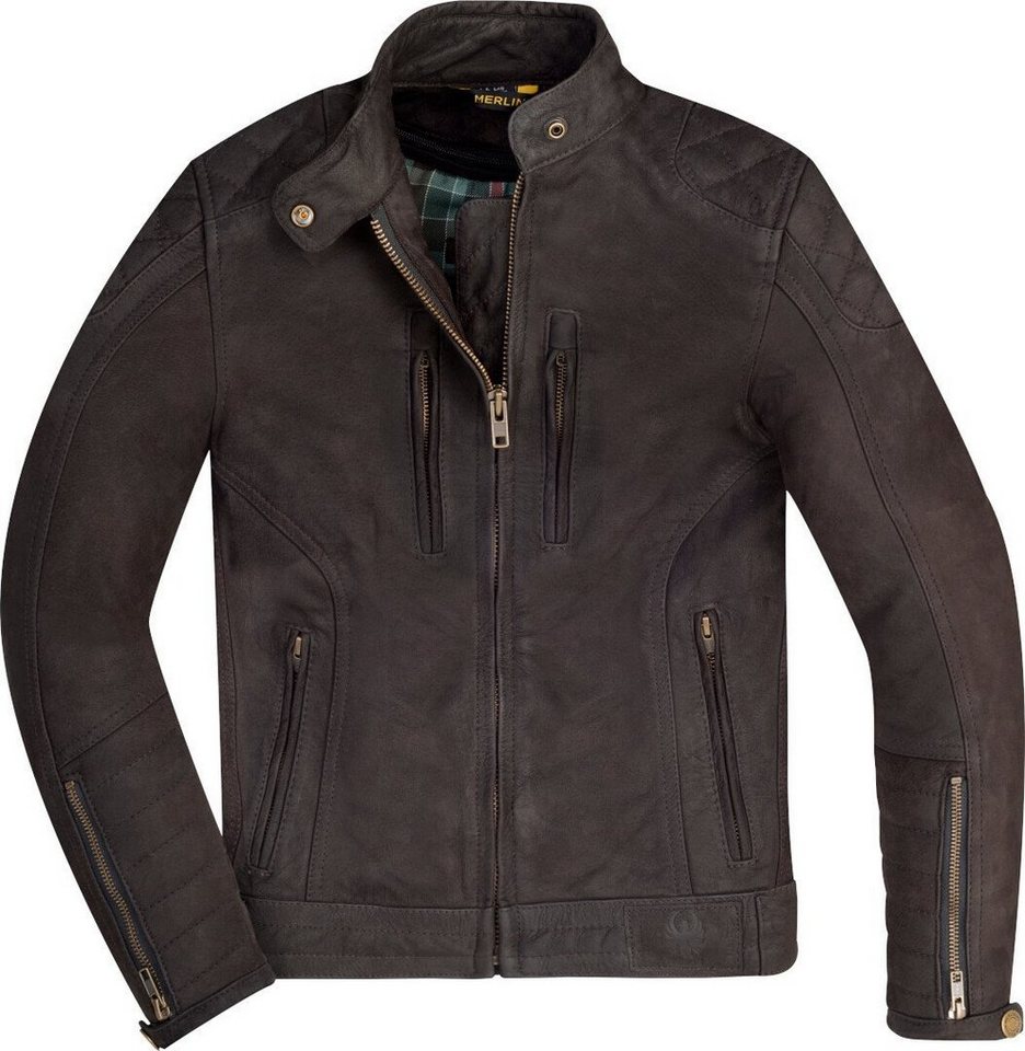 Merlin Motorradjacke Mia Damen Motorrad Lederjacke herausnehmbares Innenfutter Bild 4