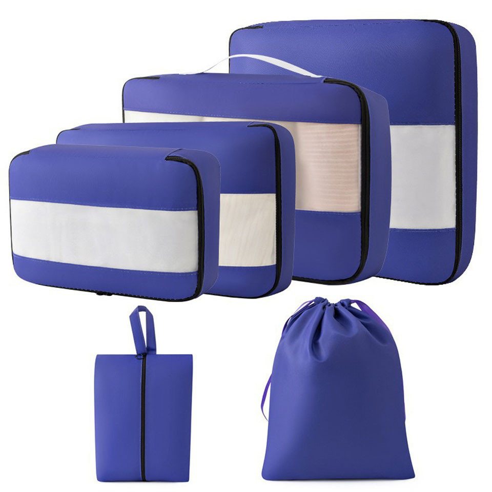 Agger Kofferorganizer 6-teiliges Koffer-Organizer-Set, Koffer-Packtaschen, wasserdichte Reisetaschen für Kleidung, Gepäck-Organizer für Reisen Bild 5