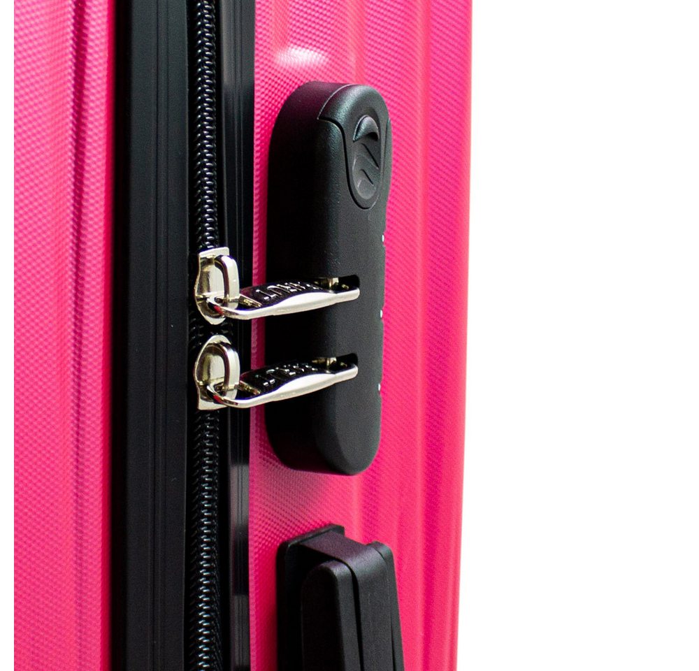 Barut Handgepäckkoffer Barut Reisekoffer M Modell General Pink, 4 Rollen Bild 2
