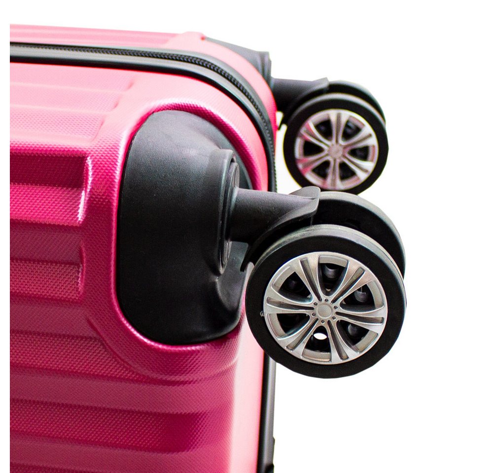 Barut Handgepäckkoffer Barut Reisekoffer M Modell General Pink, 4 Rollen Bild 3
