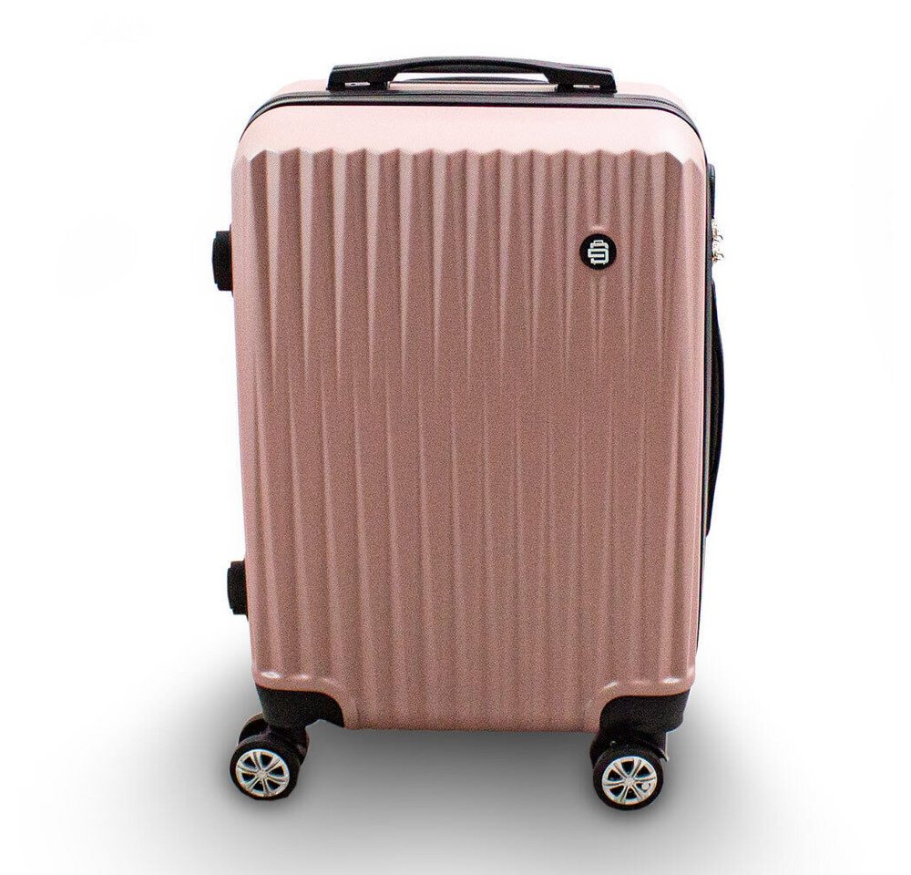 Barut Handgepäckkoffer Barut Reisekoffer M Modell General Rosegold, 4 Rollen Bild 4