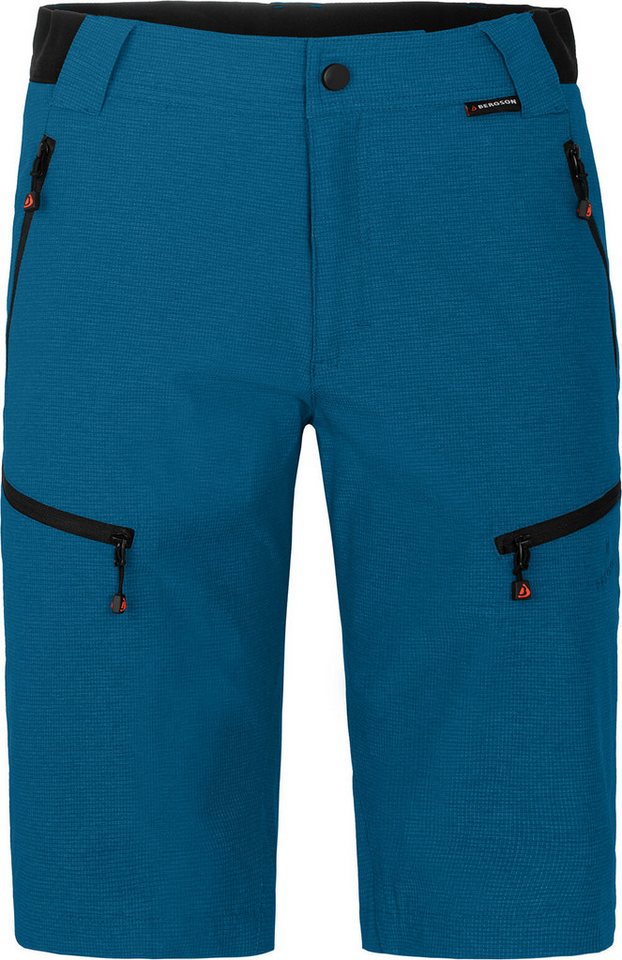 Bergson Outdoorhose LEBIKO Bermuda Herren Wandershorts, robust, elastisch, Normalgrößen, Saphir blau Bild 5