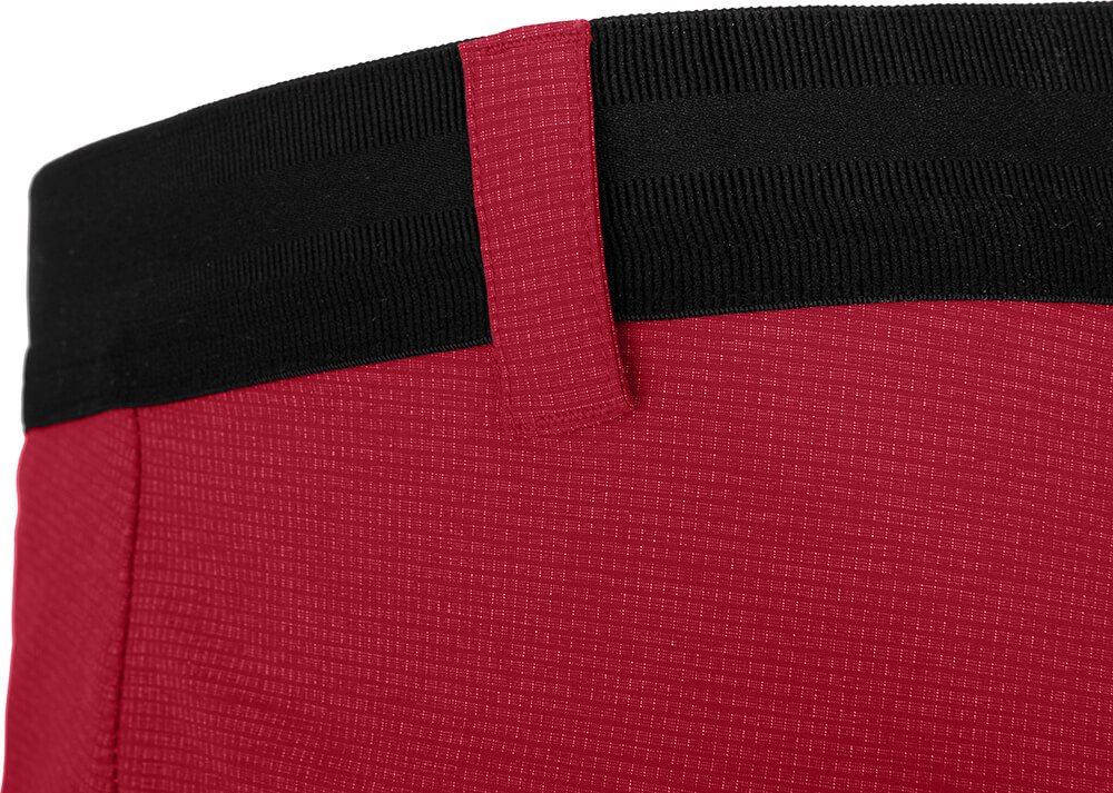 Bergson Outdoorhose LEBIKO Bermuda Herren Wandershorts, robust, elastisch, Normalgrößen, rot Bild 3