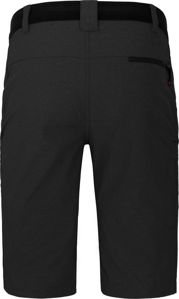 Bergson Outdoorhose LEBIKO Bermuda Herren Wandershorts, robust, elastisch, Normalgrößen, schwarz Bild 5